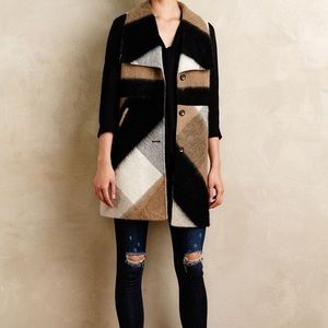 Anthropologie Buffalo Plaid Vest